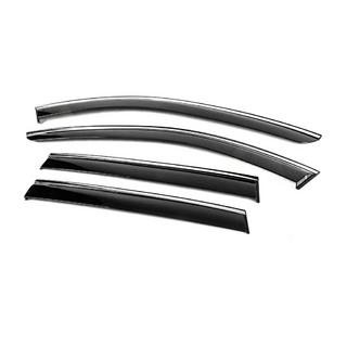 Deflectoare geamuri cu ornament cromat Niken Luxury (4 buc) Mazda CX-50 2022- foto 2
