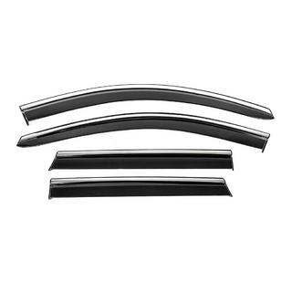 Deflectoare geamuri cu ornament cromat Niken Luxury (4 buc) Nissan Qashqai 2014-2021 foto 2