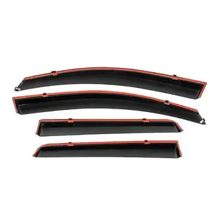 Deflectoare geamuri cu ornament cromat Niken Luxury (4 buc) foto 3