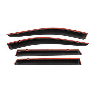 Deflectoare geamuri cu ornament cromat Niken Luxury (4 buc) foto 3