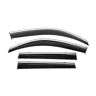 Deflectoare geamuri cu ornament cromat Niken Luxury (4 buc)