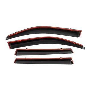 Deflectoare geamuri cu ornament cromat Niken Luxury (4 buc) foto 3