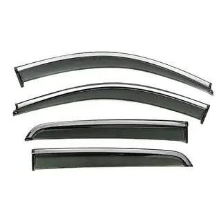 Deflectoare geamuri cu ornament cromat Niken Luxury (4 buc) foto 1