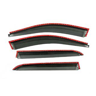 Deflectoare geamuri cu ornament cromat Niken Luxury (4 buc) foto 3