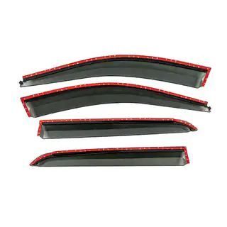 Deflectoare geamuri cu ornament cromat Niken Luxury (4 buc) foto 3