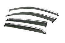 Dongfeng EX1 2020- Deflectoare geamuri cu ornament cromat Niken Luxury (4 buc) foto 2