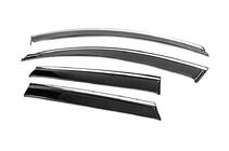 Renault Kadjar 2015-2022 Deflectoare geamuri cu ornament cromat Niken Luxury (4 buc) foto 2