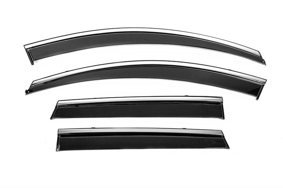 Renault Kadjar 2015-2022 Deflectoare geamuri cu ornament cromat Niken Luxury (4 buc) Image