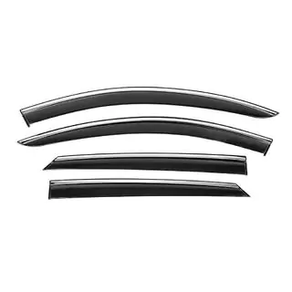 Deflectoare geamuri cu ornament cromat Niken Luxury (4 buc) foto 1