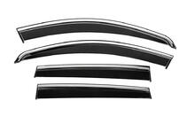 Renault Duster 2008–2017 Deflectoare geamuri cu ornament cromat Niken Luxury (4 buc) foto 1