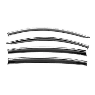 Deflectoare geamuri cu ornament cromat Niken Luxury (4 buc) foto 1