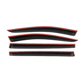 Deflectoare geamuri cu ornament cromat Niken Luxury (4 buc) Dacia Sandero 2013-2020 foto 3