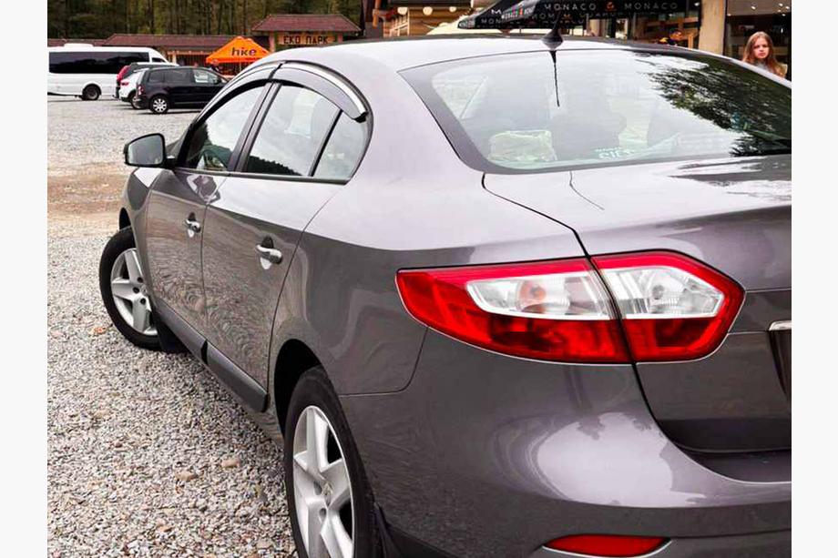 Renault Fluence 2009-2016 Deflectoare geamuri cu ornament cromat Niken Luxury (4 buc) Foto 7