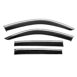 Deflectoare geamuri cu ornament cromat Niken Luxury (4 buc) Subaru Forester 2018-2024 foto 1