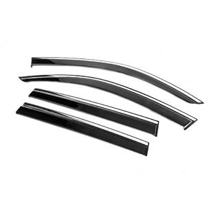 Deflectoare geamuri cu ornament cromat Niken Luxury (4 buc) Subaru Forester 2018-2024 foto 2