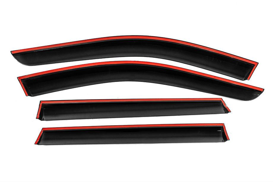 Subaru Outback 2009-2014 Deflectoare geamuri cu ornament cromat Niken Luxury (4 buc) Foto 3