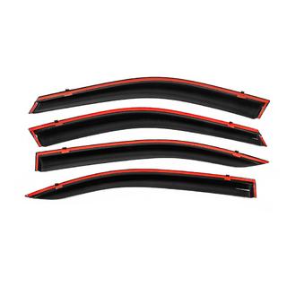 Deflectoare geamuri cu ornament cromat Niken Luxury (SD, 4 buc) Skoda Octavia IV A8 2020- foto 3