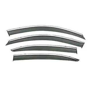 Deflectoare geamuri cu ornament cromat Niken Luxury (SD, 4 buc) foto 1