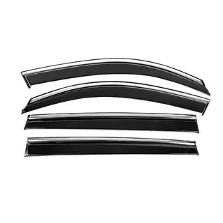 Deflectoare geamuri cu ornament cromat Niken Luxury (4 buc) foto 1