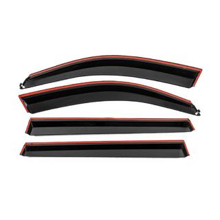 Deflectoare geamuri cu ornament cromat Niken Luxury (4 buc) foto 3