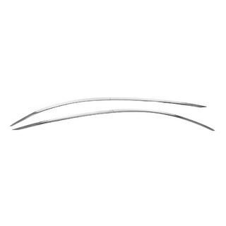 Deflectoare geam cromate Niken Luxury (4 buc) Tesla Model Y 2020- foto 3