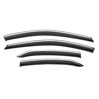 Deflectoare geamuri cu ornament cromat Niken Luxury (4 buc) foto 1