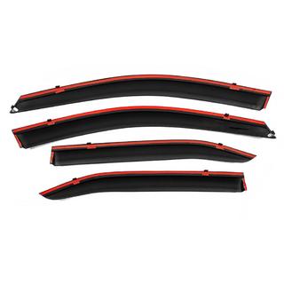 Deflectoare geamuri cu ornament cromat Niken Luxury (EU, 4 buc) Toyota Camry 2006-2011 foto 3