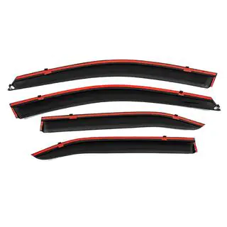 Deflectoare geamuri cu ornament cromat Niken Luxury (EU, 4 buc) foto 3