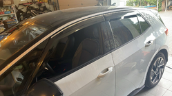 Volkswagen ID.3 2019- Deflectoare geamuri cu ornament cromat Niken Luxury (4 buc) foto 1