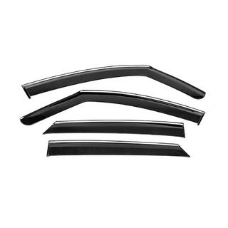 Deflectoare geamuri cu ornament cromat Niken Luxury (4 buc) foto 2