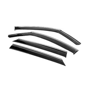 Deflectoare geamuri cu ornament cromat Niken Luxury (4 buc) foto 3