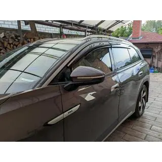 Deflectoare geamuri cu ornament cromat Niken Luxury (4 buc) foto 4