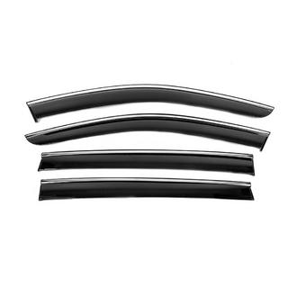 Deflectoare geamuri cu ornament cromat Niken Luxury (4 buc) foto 2