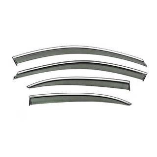 Deflectoare geam cu ornament cromat Niken Luxury (USA, 4 buc) foto 1