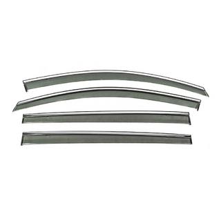Deflectoare geamuri cu ornament cromat Niken Luxury (4 buc) foto 1