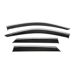 Deflectoare geamuri cu ornament cromat Niken Luxury (4 buc) foto 1
