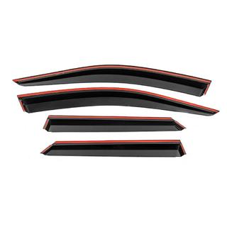 Deflectoare geamuri cu ornament cromat Niken Luxury (4 buc) foto 3