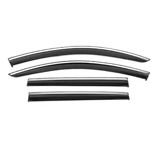 Deflectoare geamuri cu ornament cromat Niken Luxury (SW, 4 buc) foto 1