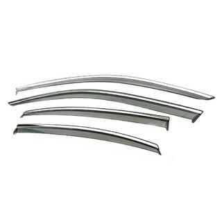 Paravanturi geam cu ornament cromat Niken Luxury (pentru Sedan, 4 buc.) foto 2