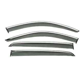 Deflectoare geamuri cu ornament cromat Niken Luxury (4 buc) foto 2