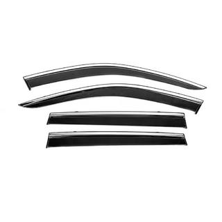 Deflectoare geamuri cu ornament cromat Niken Luxury (4 buc) Volvo XC90 2015- foto 1