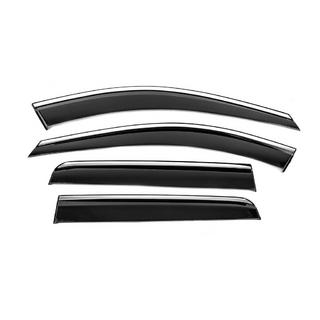 Deflectoare geamuri cu ornament cromat Niken Luxury (4 buc) Volvo XC90 2002-2014 foto 2