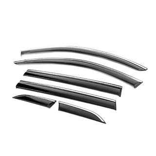 Deflectoare geamuri cu ornament cromat Niken Luxury (6 buc) Honda CRV 2022- foto 2