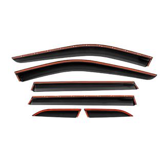 Deflectoare geamuri cu ornament cromat Niken Luxury (6 buc) Honda CRV 2022- foto 3