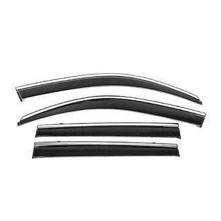 Deflectoare Geamuri Cromate Niken Luxury (4 buc) Toyota Land Cruiser Prado 150 2009-2023 foto 2