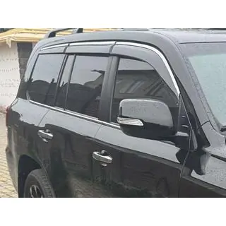 Deflectoare geamuri cu ornamente cromate Niken Luxury (2008-2015, 6 buc) foto 1