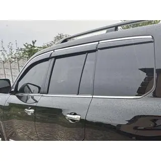 Deflectoare geamuri cu ornamente cromate Niken Luxury (2008-2015, 6 buc) foto 3