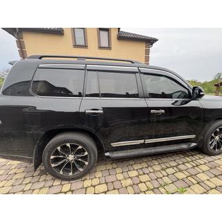 Deflectoare geamuri cu ornament cromat Niken Luxury (6 buc) Toyota Land Cruiser 200 2007-2021 foto 3