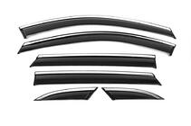 MG HS 2018- Deflectoare geamuri cu ornament cromat Niken Luxury (6 buc) foto 1