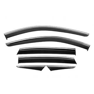 Deflectoare geamuri cu ornament cromat Niken Luxury (6 buc) Nissan Qashqai 2021- foto 1